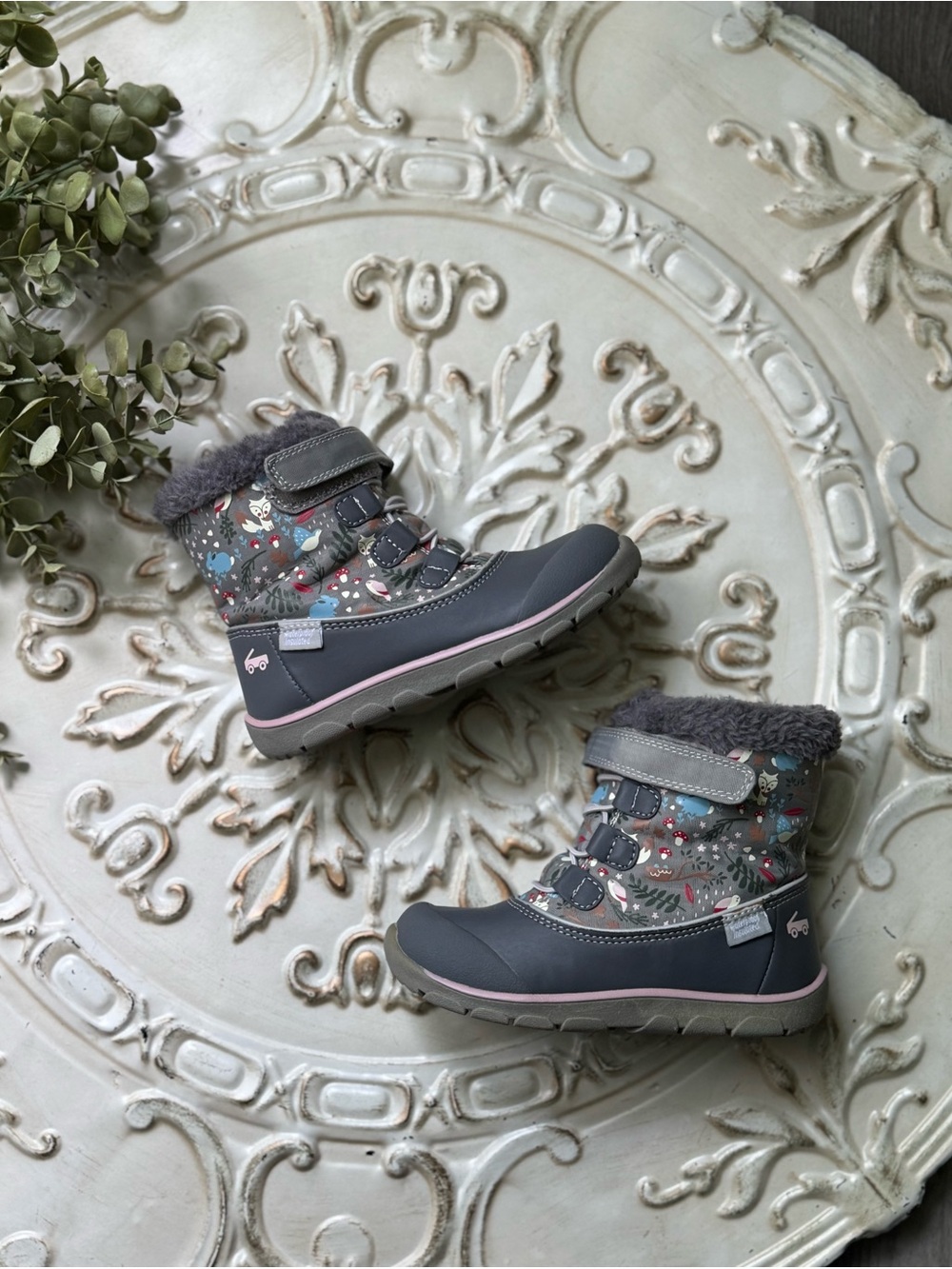 See Kai Run Abby II Waterproof Insulated Boots Toddler Girls' Size 12 Woodland - Picture 9 of 11